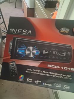Nesa Bluetooth Car Stereo With Remote Control Brand New In The Box