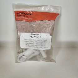 Brand New - Ademco Adhesive Mount Magnetic Contact with Leads in White - 945WH