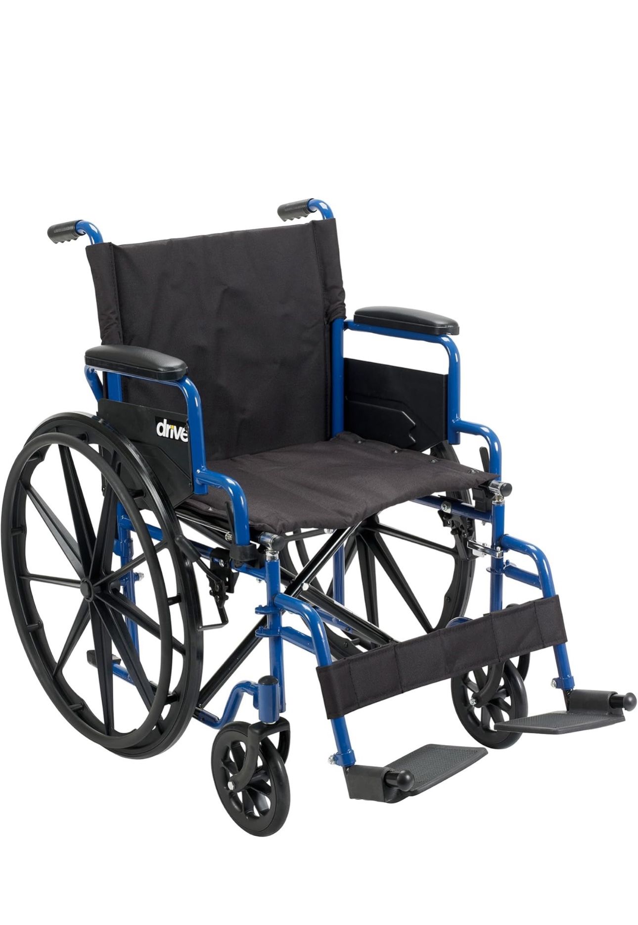 Blue Streak Wheelchair with Flip Back Desk Arms