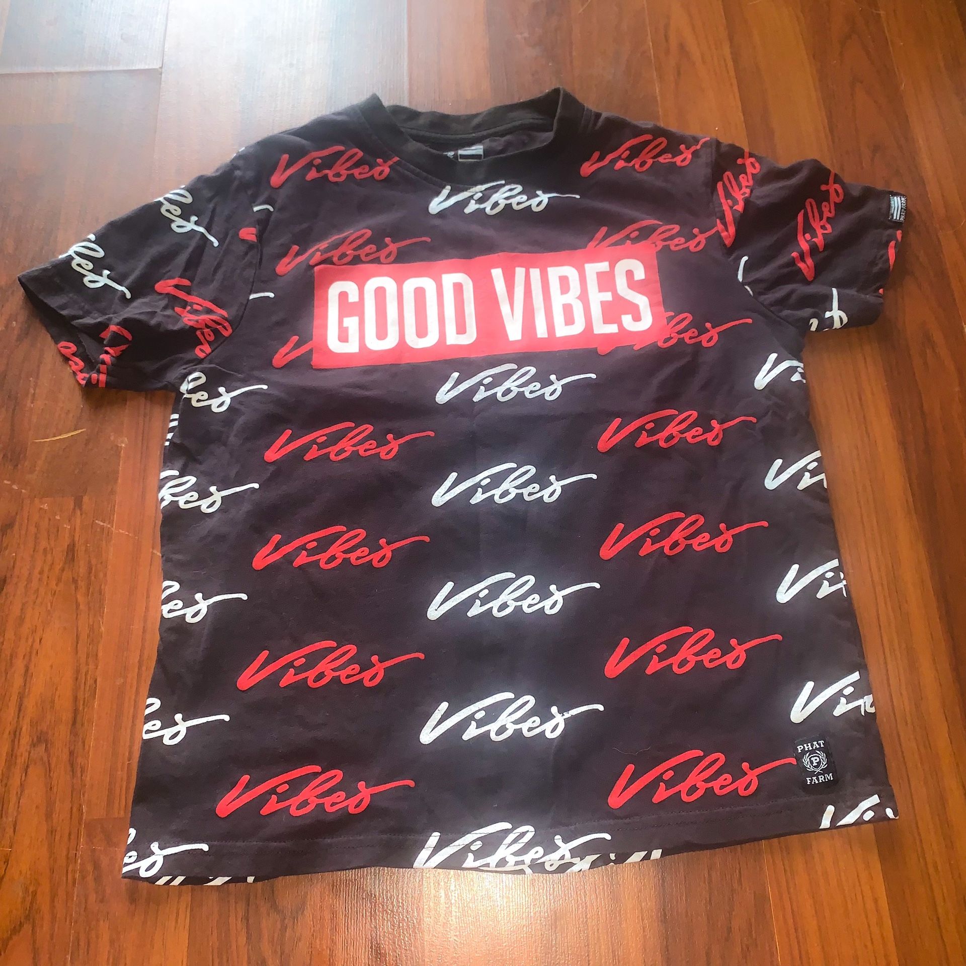 Phat Farm Good Vibes Youth T-Shirt Size Large 14-16