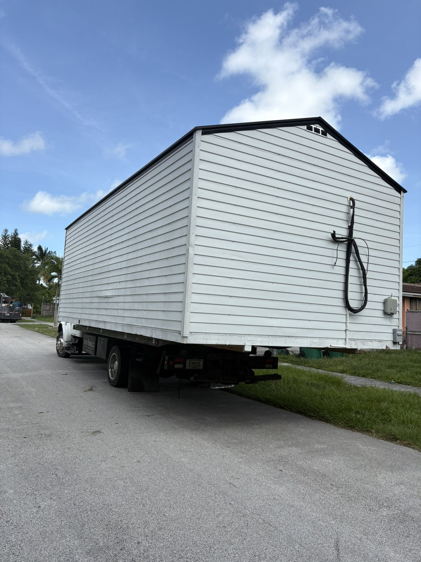 Shed Relocate Containers Casita De Patio Crane
