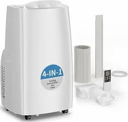4-in-1 Portable Air Conditioner with Accessories 14000 BTU