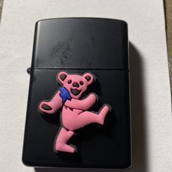 Dancing, bear, fliptop lighter new without fuel