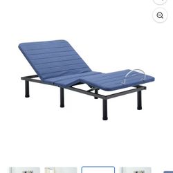Mainstays Power Adjustable Metal Platform Bed Base with Wireless Remote Control, Twin XL