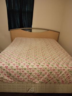 Queen headboard and dresser