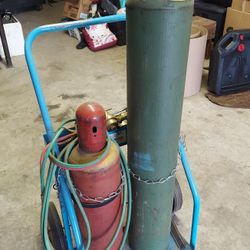 Oxygen/acetylene Torch Kit with cart