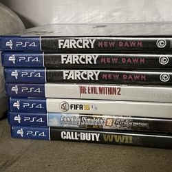 PS4 XboxOne And Wii Games 