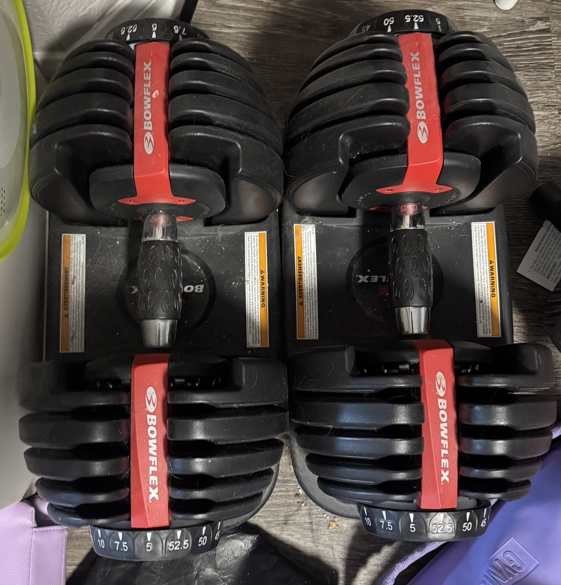 Bowflex Adjustable Dumbbells