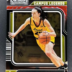 Caitlin Clark 2024 Panini Contenders Red Foil Campus Legends #CL3 Iowa Hawkeyes