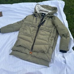 ORLAY PARKA GREEN WOMENS SIZE S