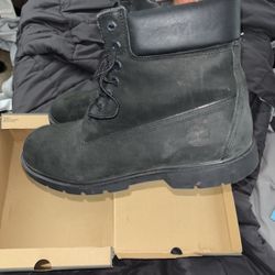 All Black Timberland Boots