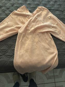 Pink Dress With Pearl 