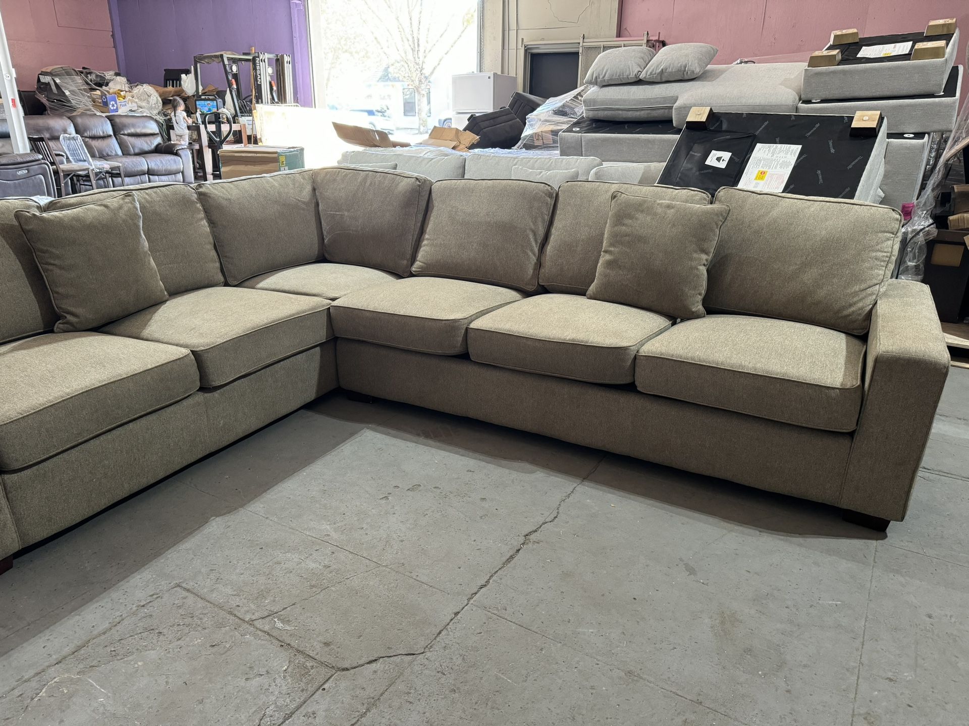 Brown Sectional