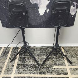 Pyle Pro Dual 8-inch Bluetooth Speakers