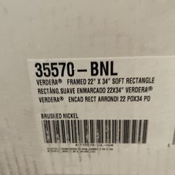 KOHLER K-35570 Verdera 22" X 34" Rectangular Framed Medicine Cabinet