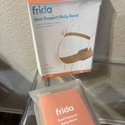 Frida Mom Dual Support Pregnancy Belly Band S/M, Maternity Belly Band with Ultimate Support Size L-XL