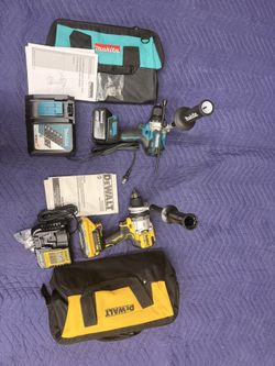 Makita XPH14 & DeWalt DCD1007 Drill/Hammerdrill Kits