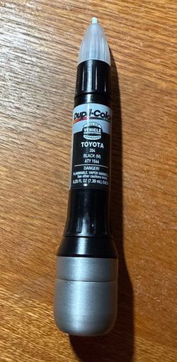 Duplicolor ATY1566, Scratch Fix Paint Pen for Toyota 204, Black (M)