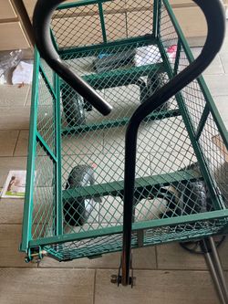 Ground Work heavy duty 4 wheel cart