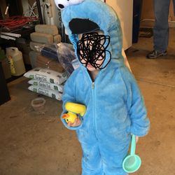 Cookie Monster Halloween Costume 3T-4T