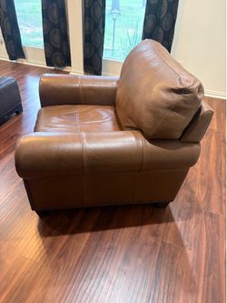 Italian soft leather chair