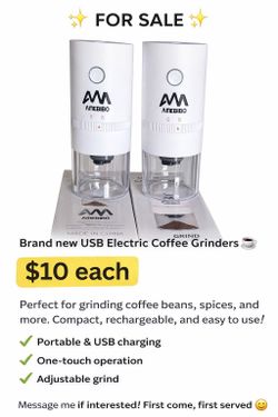 USB Electric Coffee Grinder