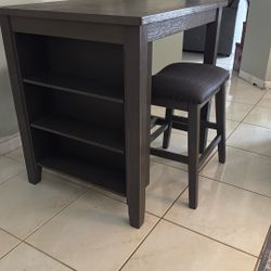Counter Height 2 Stool Table