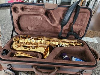 B.A.C. Alto Saxophone with Case and more