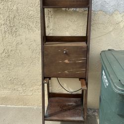 Coach, painting frame, sink, barber chair