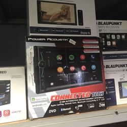 Power Acoustic Double Din Bluetooth And Apple CarPlay Stereo