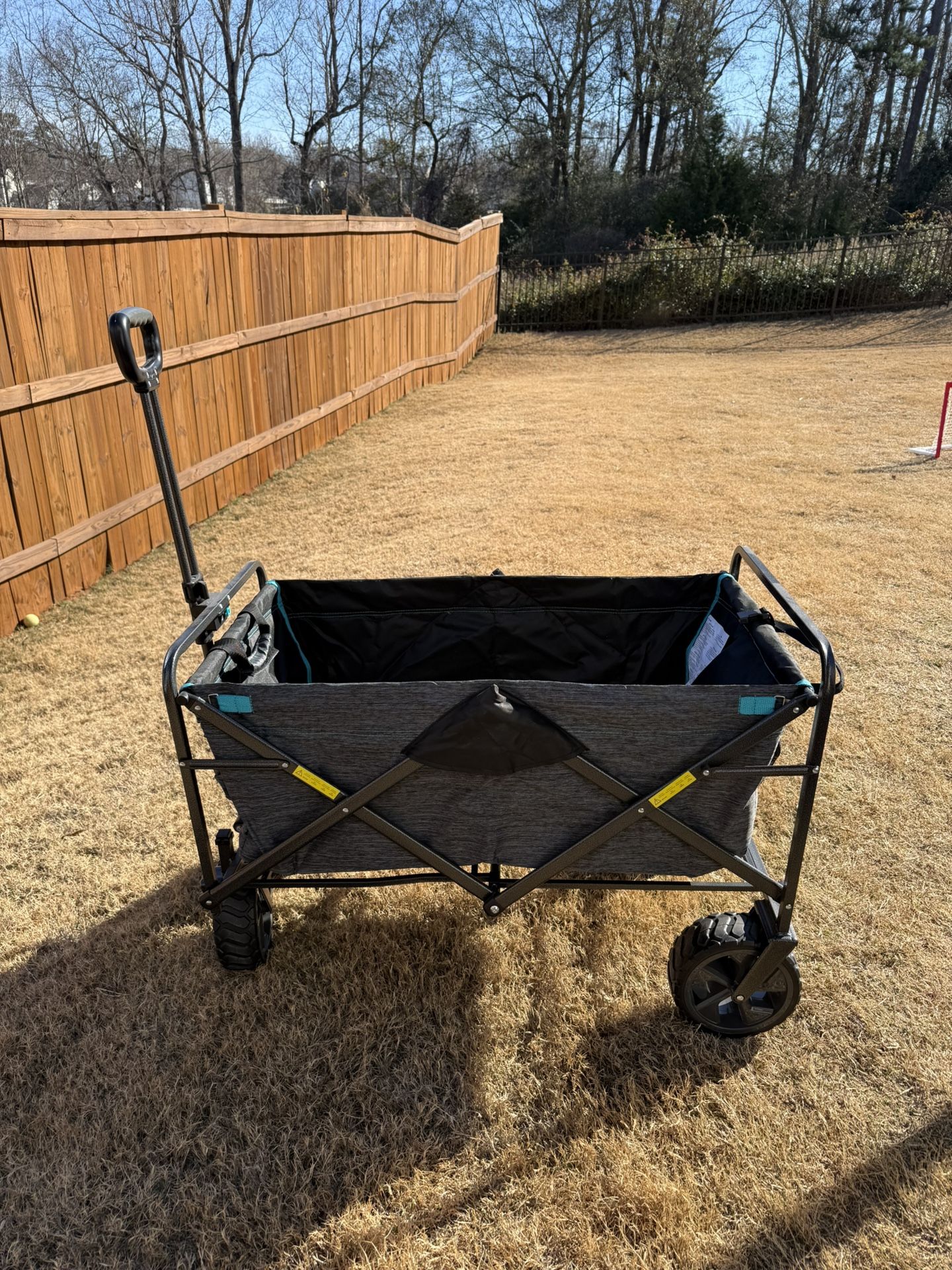 MacSports Heavy Duty Wagon with Cargo Net (Black) -$100 Used once, great condition. Located in Mauldin. Cash, Venmo or cashapp accepted. Cross posted