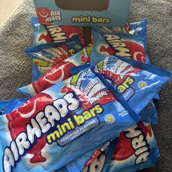 12 bags of mini airhead bars 
