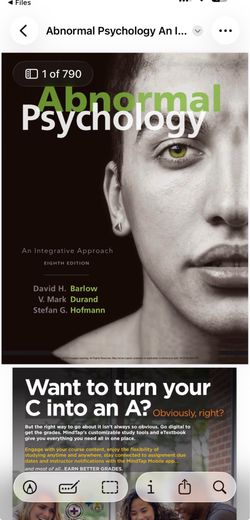 abnormal psychology digital book 8th edition