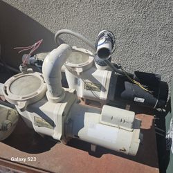 Pentair Whisperflo 2 HP Pumps Single Speed 3450 Flo Rate$100.00 Each ...OBO