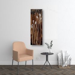 Original Floral Wall Art | Abstract Painting on Canvas | Home & Room Décor | "forgive"