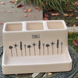 Rae Dunn "THINGS" Desk/Bathroom Divided