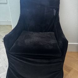 Set Of 4 Restoration Hardware Rolling Dining Chair 