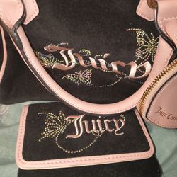 Juicy couture purse with matching wallet