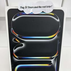 Apple IPad Pro 11 Inch Oled M4 Tablet New - Pay $1 To Take It Home Today and pay the rest later.
