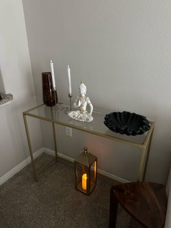 Beautiful gold console table