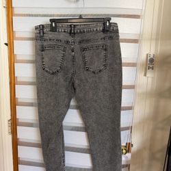 Men’s fashionable gray fading jeans design Men’s fashionable gray fading jeans design