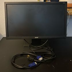 Monitor 22” Con dos Cables Adaptadores 