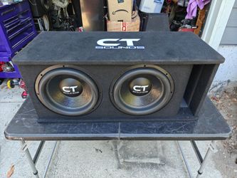 CT Sounds 12s in ported box