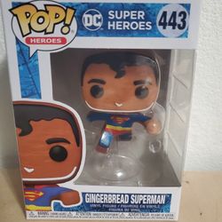 Gingerbread Superman Funko Pop