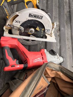 DeWalt XR Circular Saw and Milwaukee Drill Body