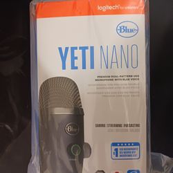 Blue Yeti Nano Gaming Streaming Podcasting Microphone 