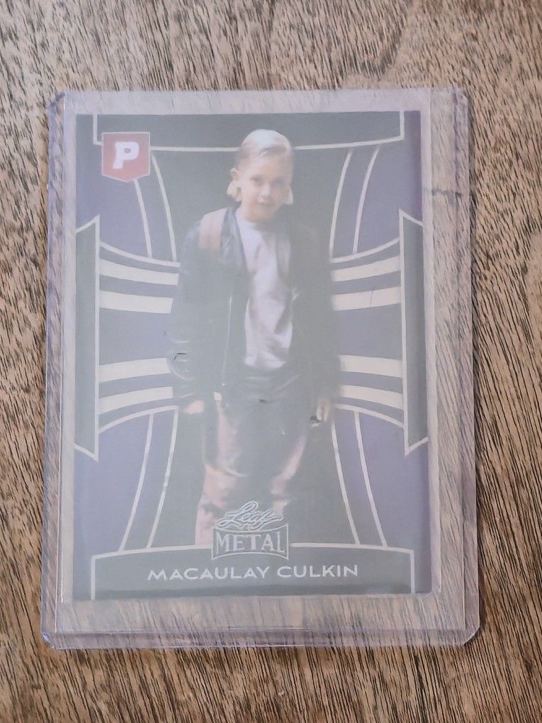2025 Macaulay Culkin Leaf Metal 1/1 Pre-Production PROOF Collector Card Mint