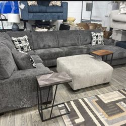 Ballinasloe Smoke Sectional $10 Down Payment Financing And Delivery