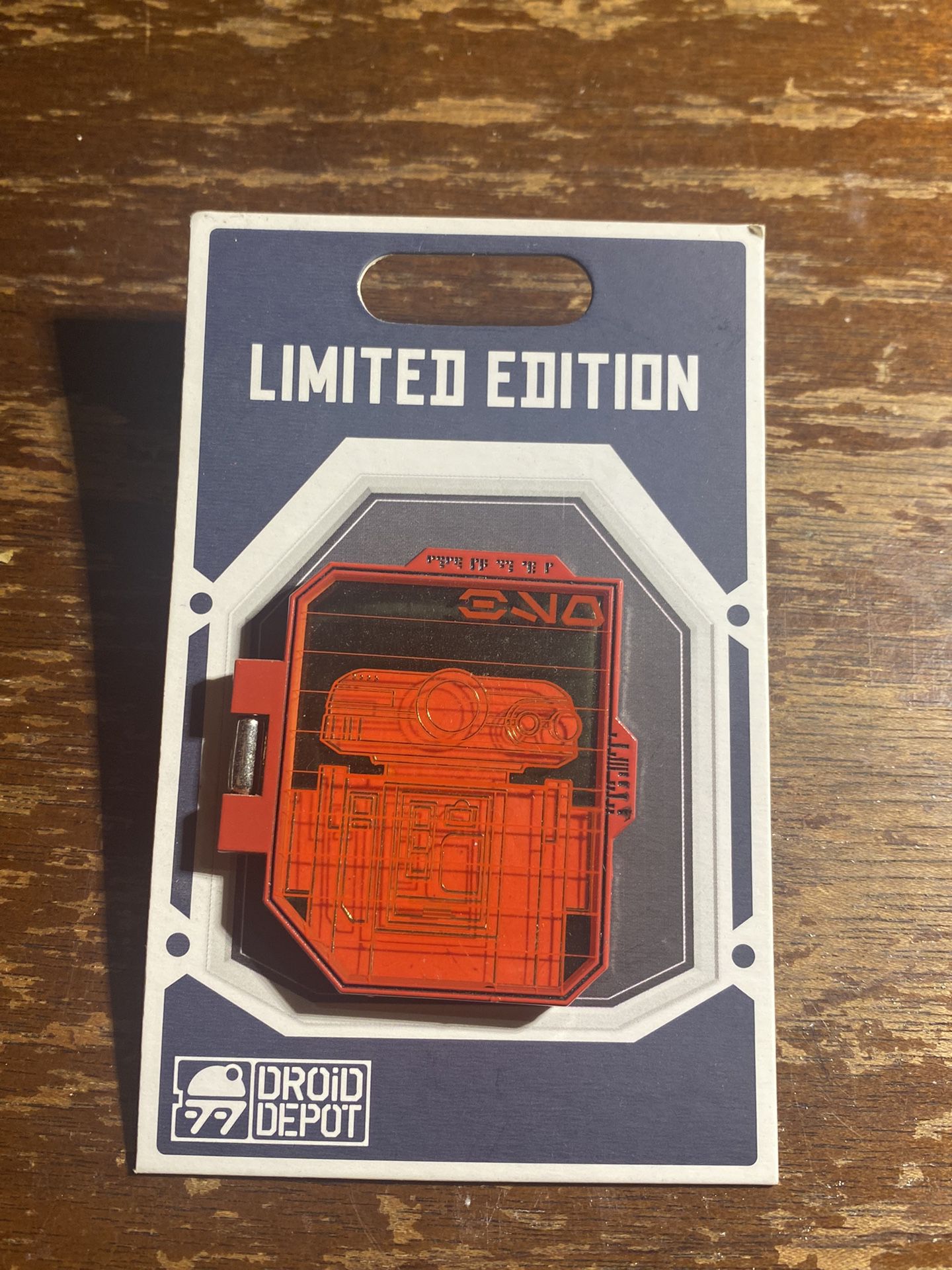 T3 Red Star Wars Droid Pin Limited Edition