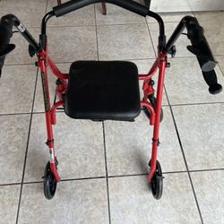 Walker With Seat
